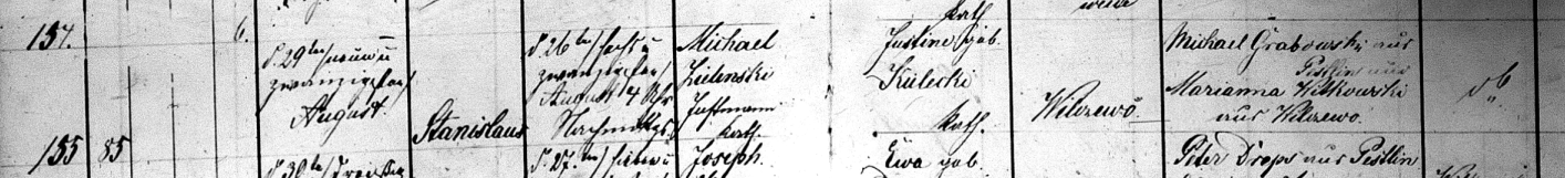 Stanley Dennis Zielinski 1874 Baptism Record