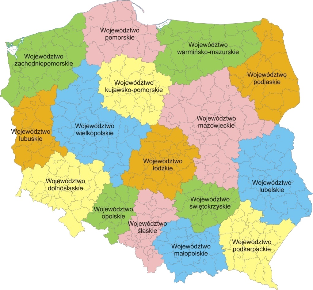 Poland Provinces since 2007