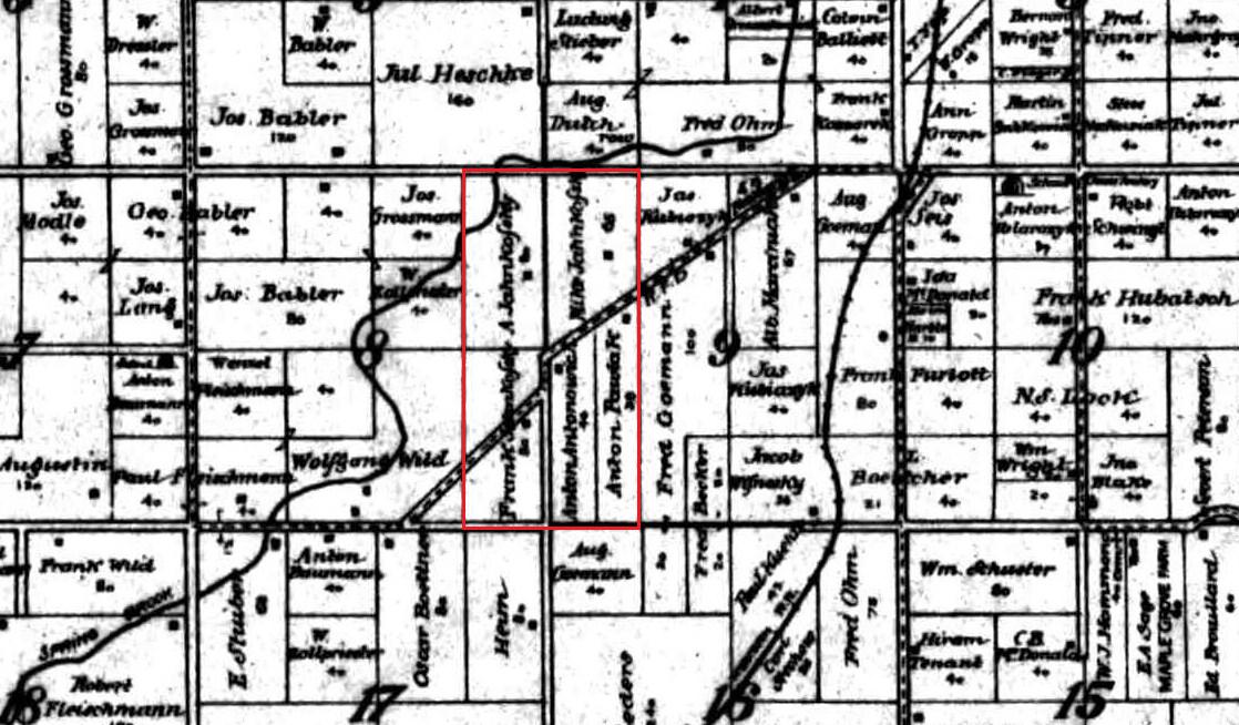 1913 land plat rolling township